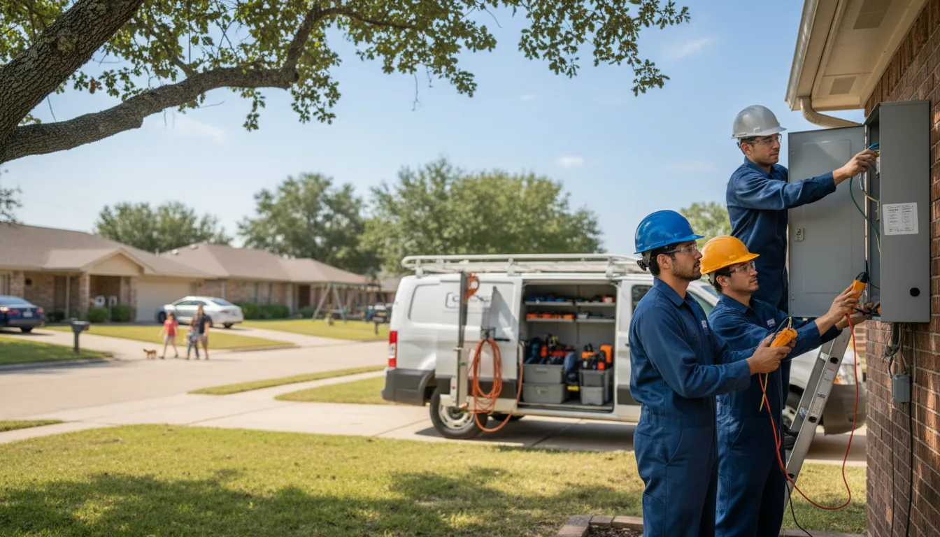 Certified electrician providing emergency electrical services in Langston, OK